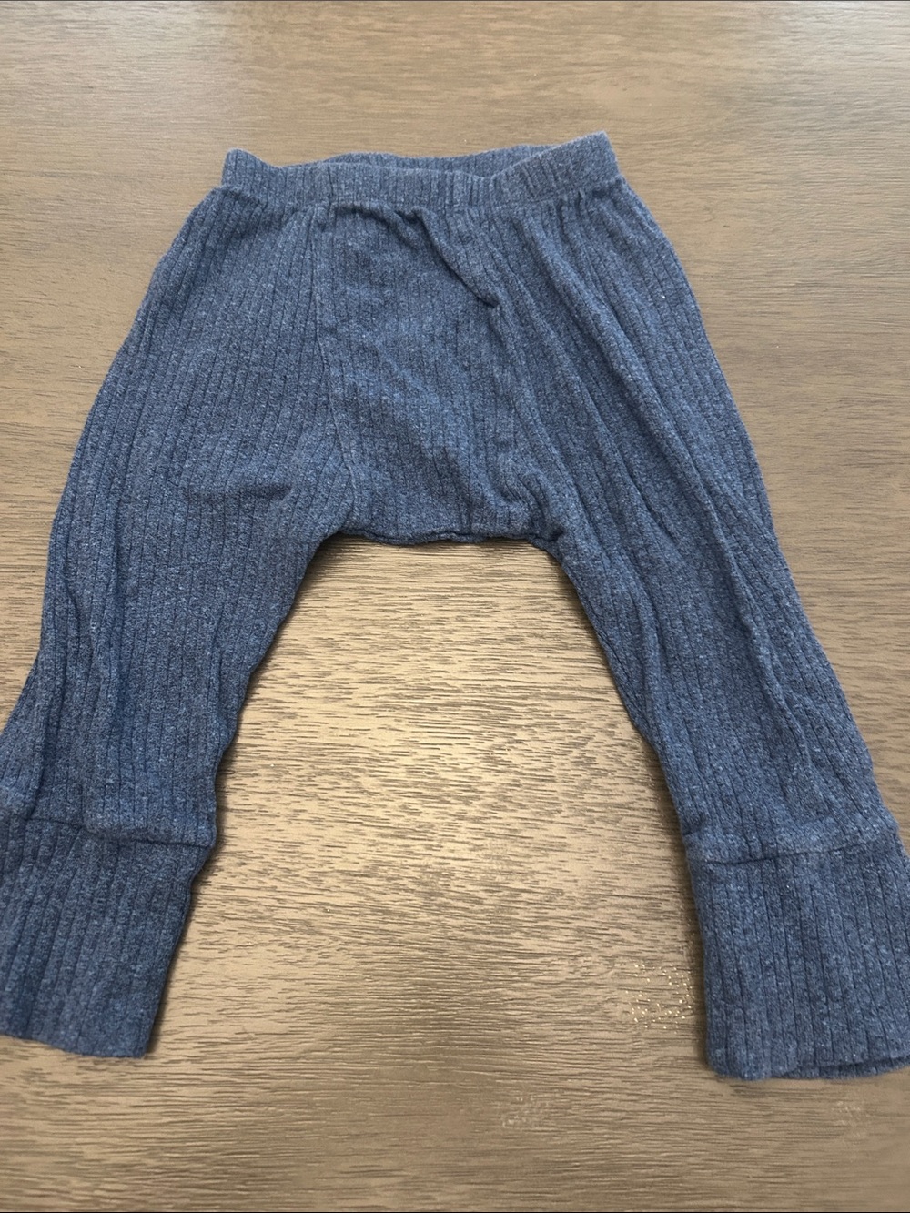 kate quinn Ribbed Knit Leggings - Heathered Navy